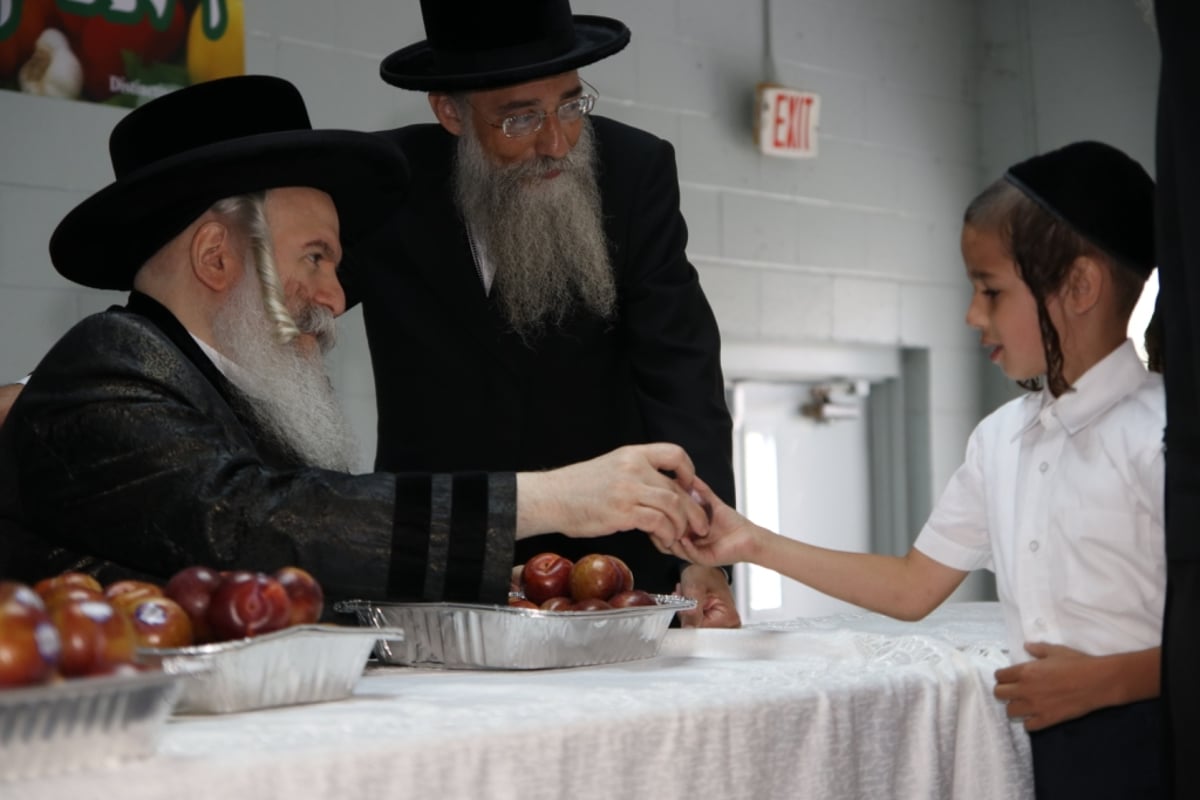 הרבי מבאבוב ביקר את תלמידיו בקעמפ