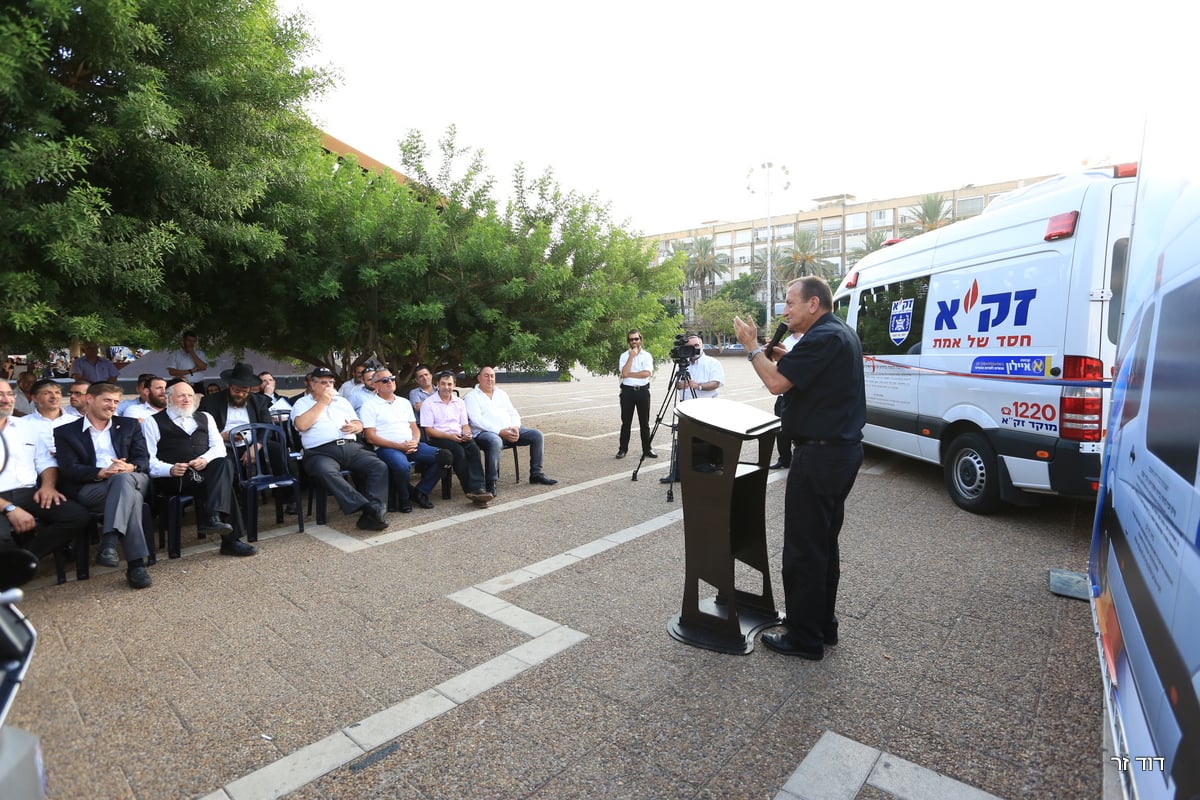 הושק אמבולנס זק"א חדש לצוות ת"א 410