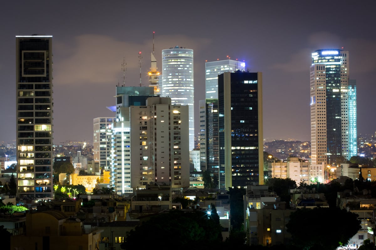 צפו בתמונות: העיר תל אביב, בלילה