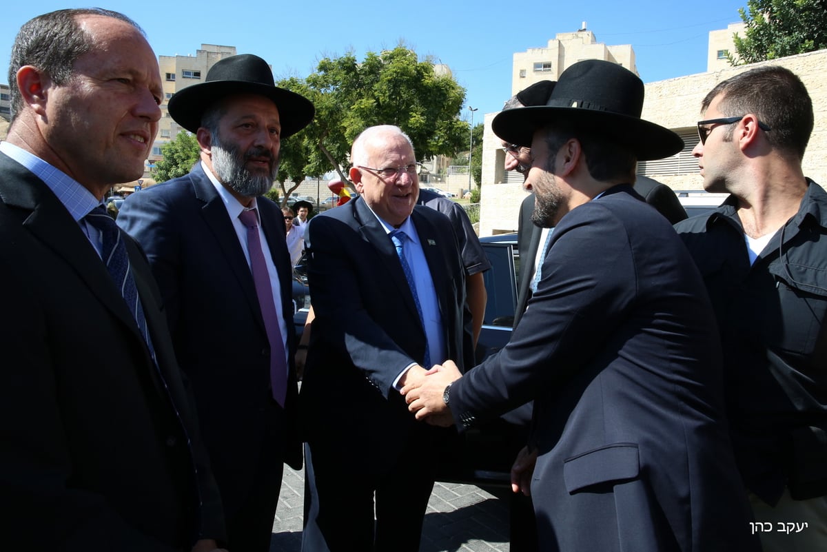 ריבלין ודרעי פתחו שנה עם ילדים מיוחדים