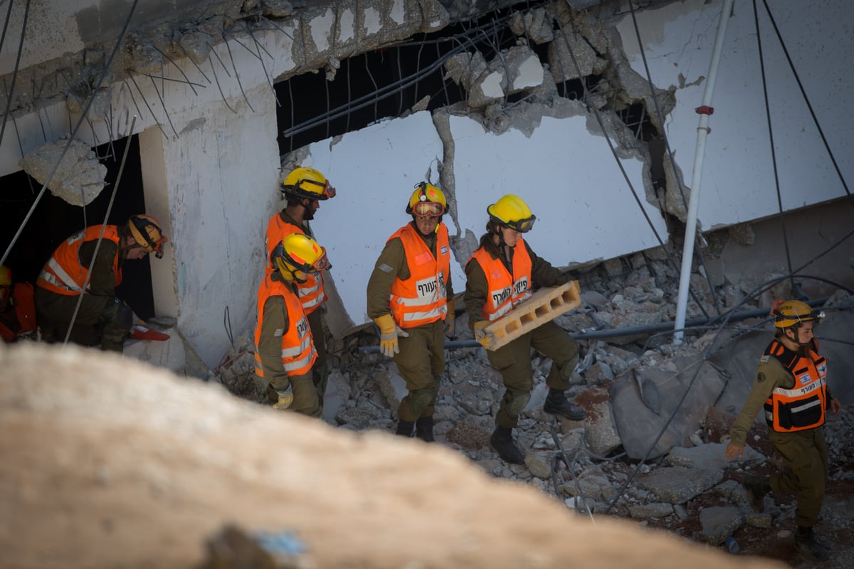 תיעוד ענק: זירת ההרס בהתרסקות בתל אביב