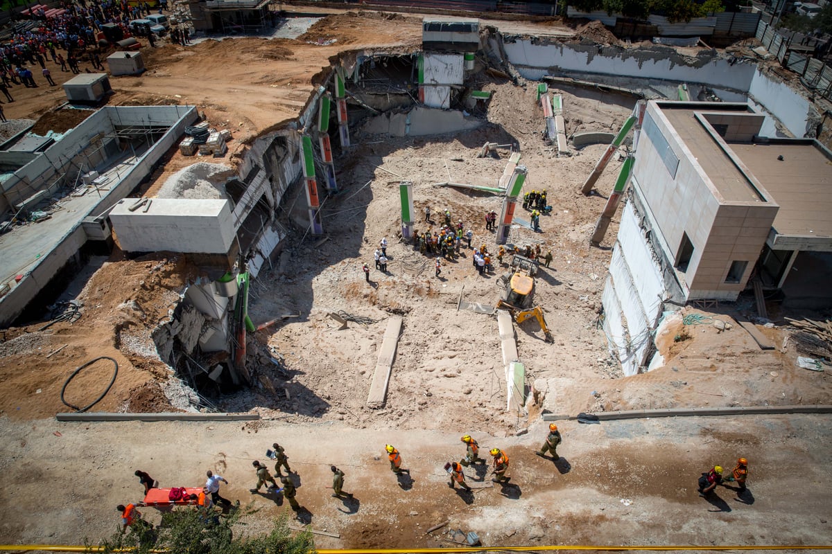 תיעוד ענק: זירת ההרס בהתרסקות בתל אביב