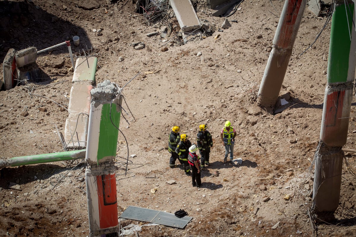 תיעוד ענק: זירת ההרס בהתרסקות בתל אביב