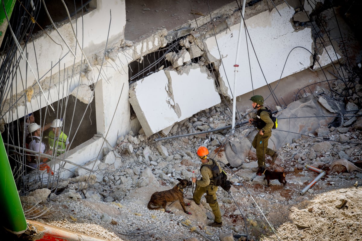 תיעוד ענק: זירת ההרס בהתרסקות בתל אביב