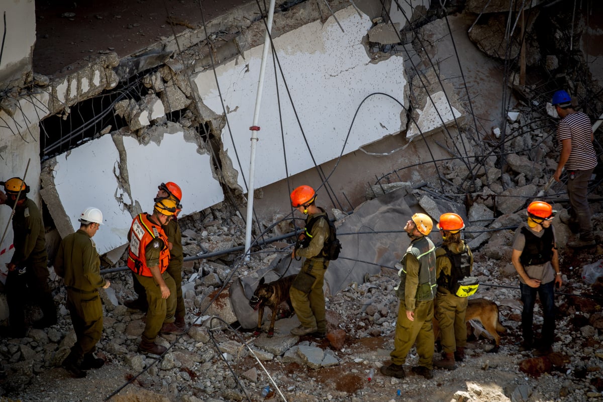 תיעוד ענק: זירת ההרס בהתרסקות בתל אביב