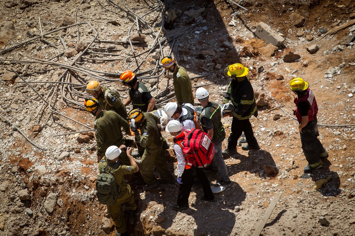 תיעוד ענק: זירת ההרס בהתרסקות בתל אביב