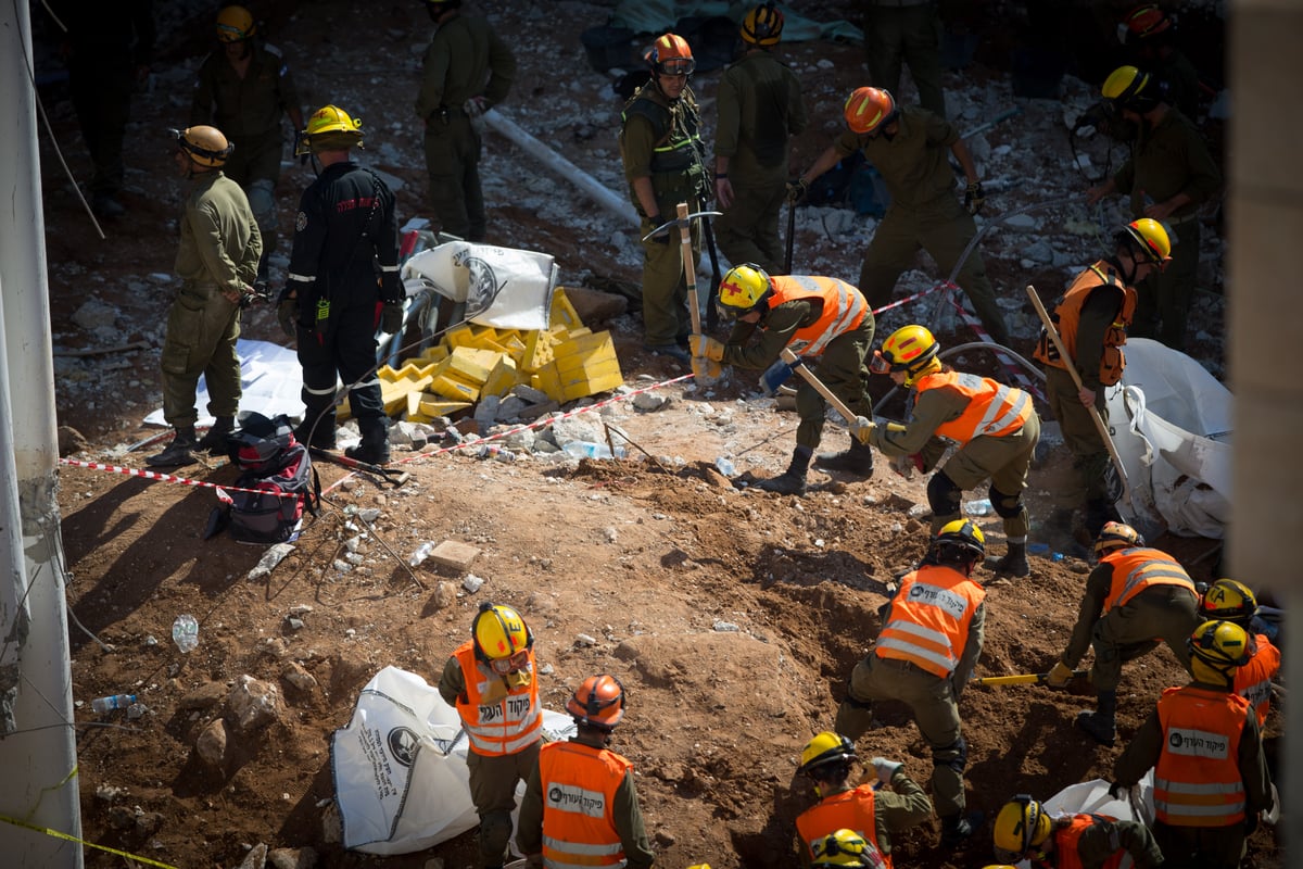 תיעוד ענק: זירת ההרס בהתרסקות בתל אביב