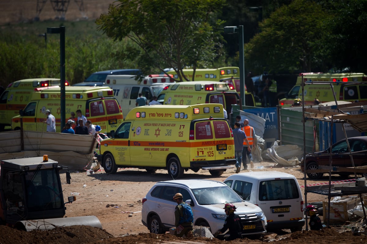 תיעוד ענק: זירת ההרס בהתרסקות בתל אביב