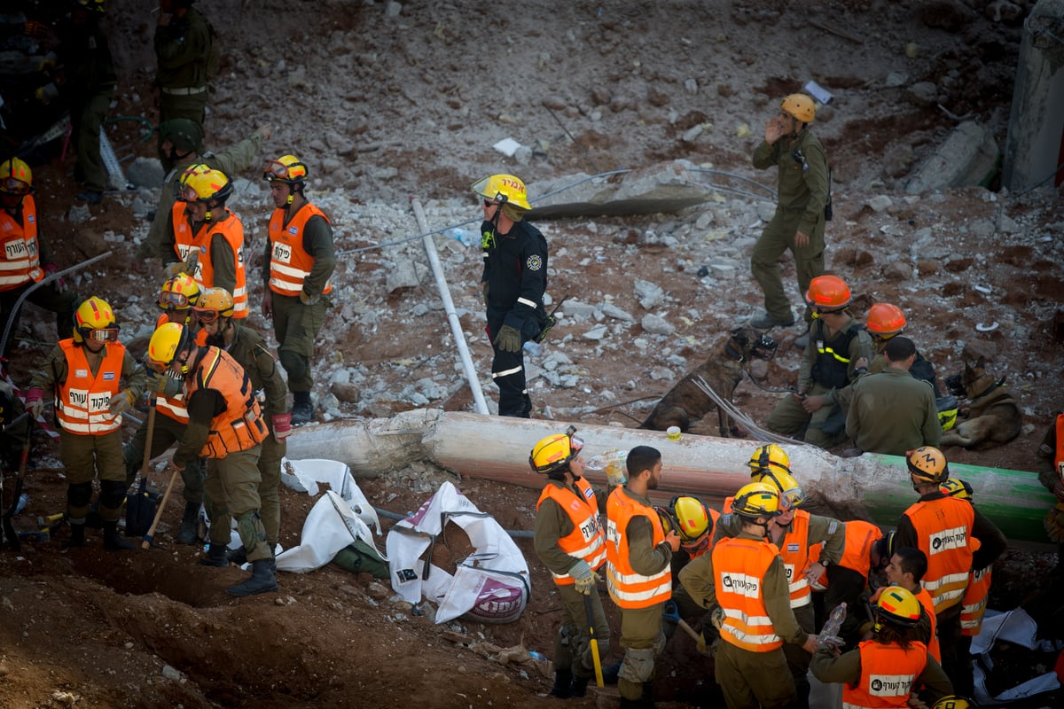 תיעוד ענק: זירת ההרס בהתרסקות בתל אביב