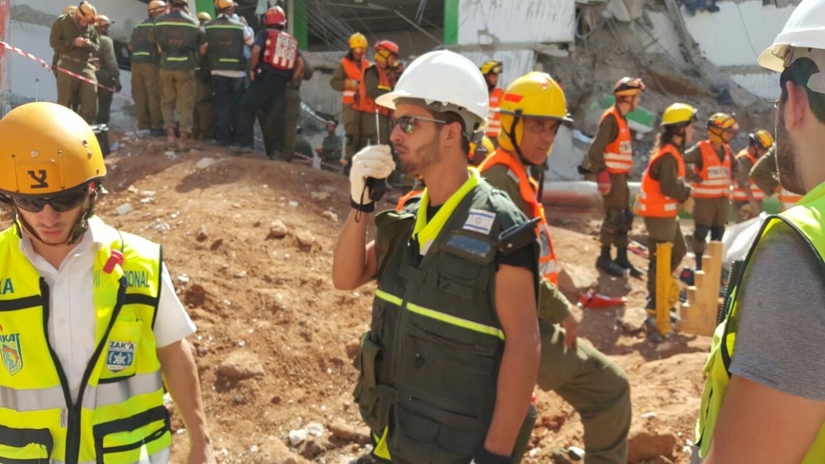 תיעוד ענק: זירת ההרס בהתרסקות בתל אביב