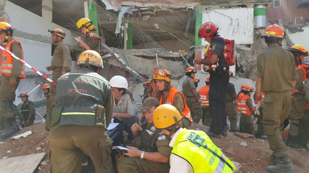 תיעוד ענק: זירת ההרס בהתרסקות בתל אביב