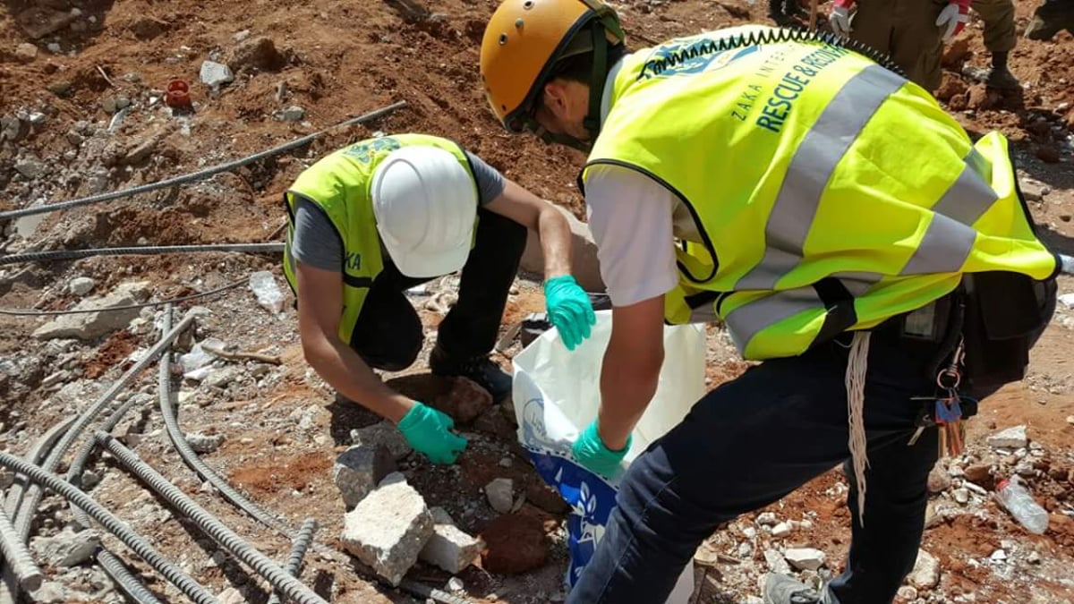 תיעוד ענק: זירת ההרס בהתרסקות בתל אביב