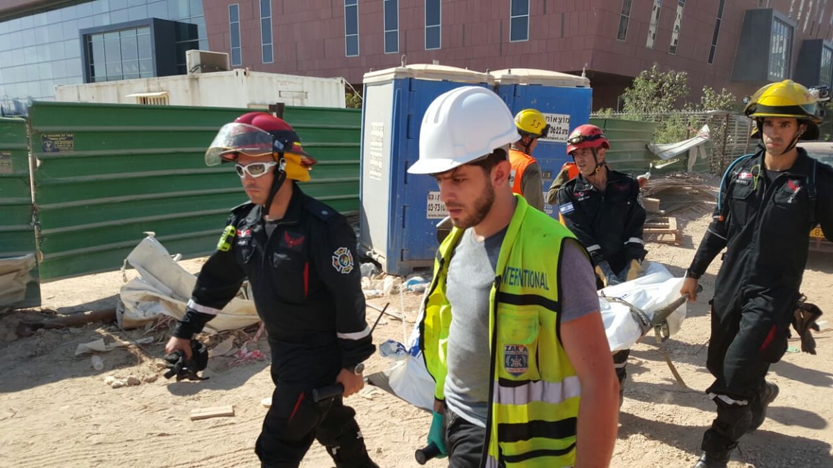 תיעוד ענק: זירת ההרס בהתרסקות בתל אביב