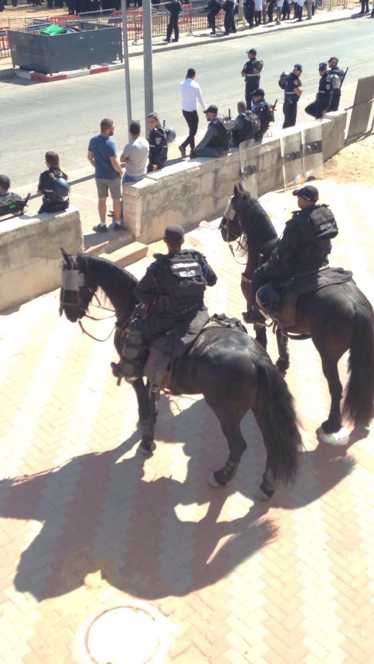 צפו: הפגנת 'העדה' נגד הרב החב"די