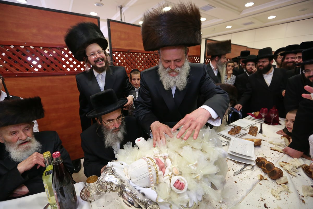 תיעוד: פדיון הבן לנכד הגאון רבי משה פריד