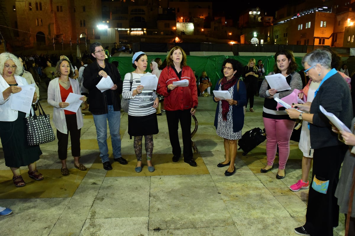 נשים בודדות בלבד הגיעו לפרובוקציית נשות הכותל