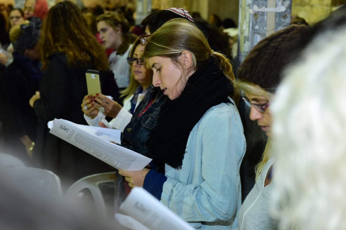 נשים בודדות בלבד הגיעו לפרובוקציית נשות הכותל