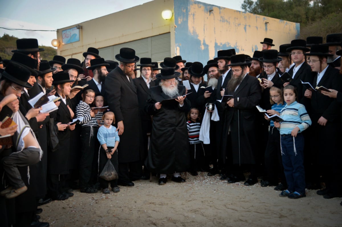 תיעוד: התשליך של קרעטשניף בחוף הים