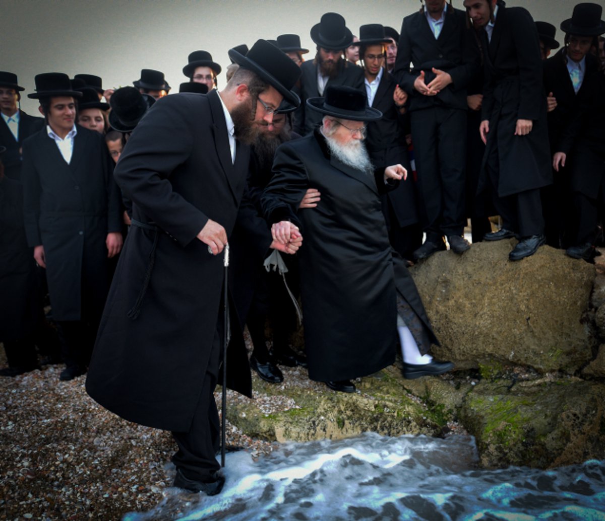 תיעוד: התשליך של קרעטשניף בחוף הים