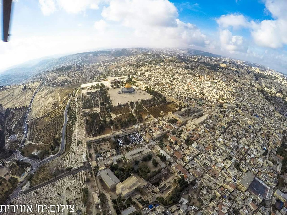 תיעוד מהאוויר: רבבות בברכת כהנים בכותל