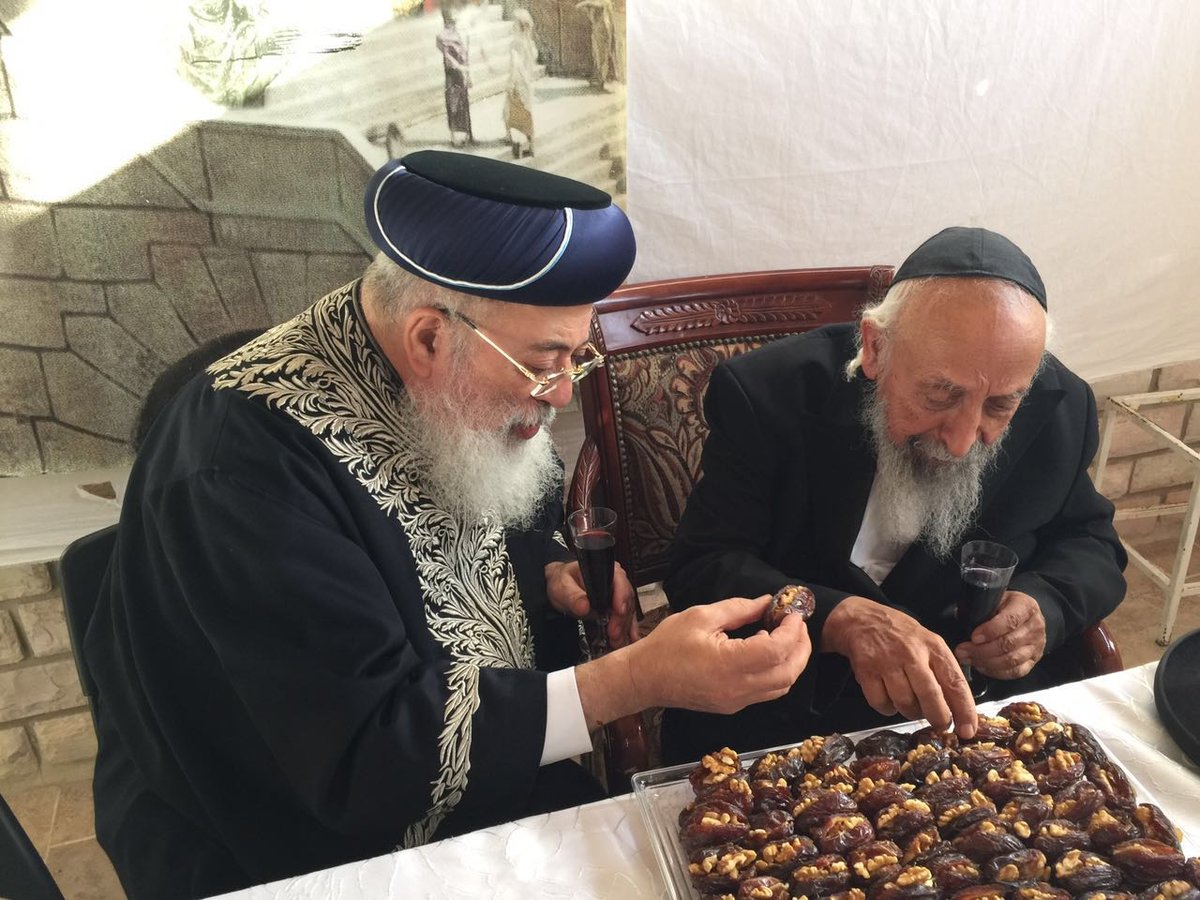 חבר המועצת הגר"ש בעדני ביקר בסוכת הגר"ש עמאר