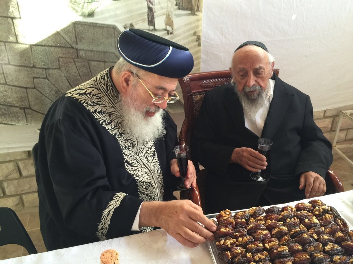 חבר המועצת הגר"ש בעדני ביקר בסוכת הגר"ש עמאר