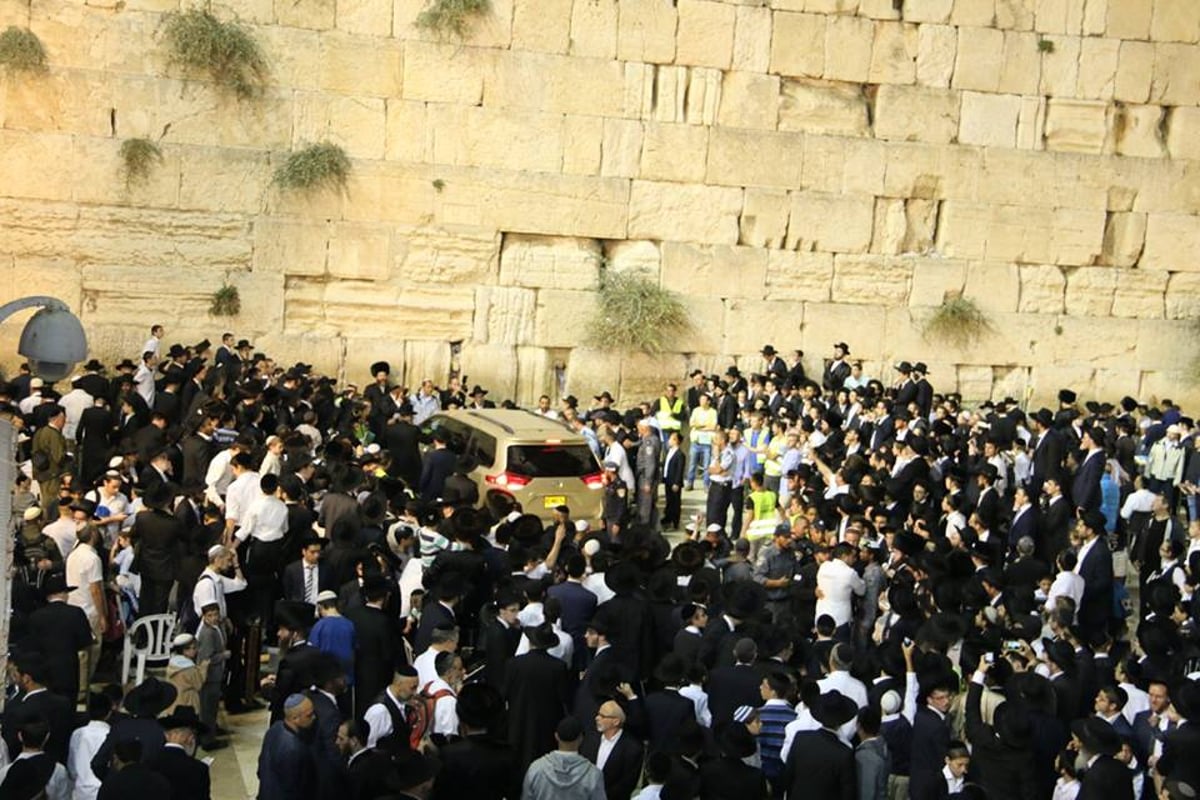 מרן שר התורה הגר"ח קנייבסקי בתפילה בכותל | צפו בווידאו