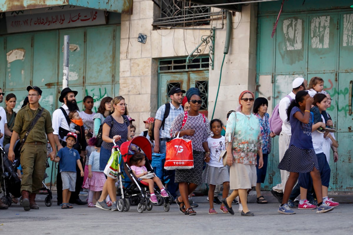 צפו בתיעוד: האבטחה הקפדנית בחברון