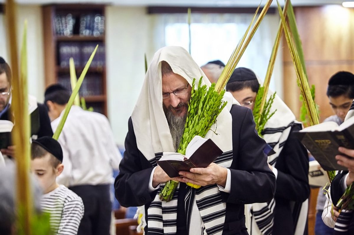 גלריה: הושענא רבה בבית הכנסת המרכזי במוסקבה