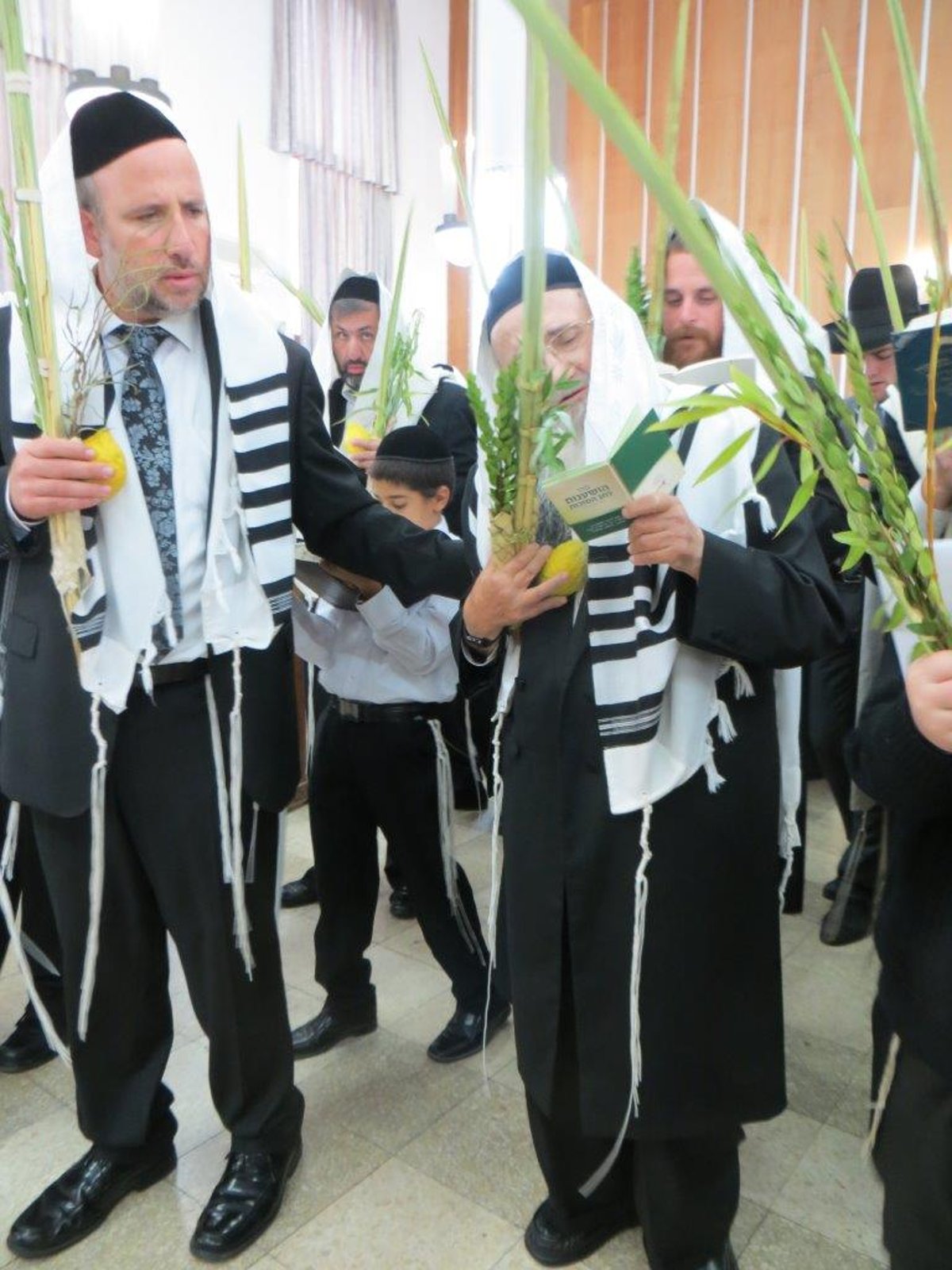 תיעוד מיוחד: חג הסוכות אצל זקן המשגיחים