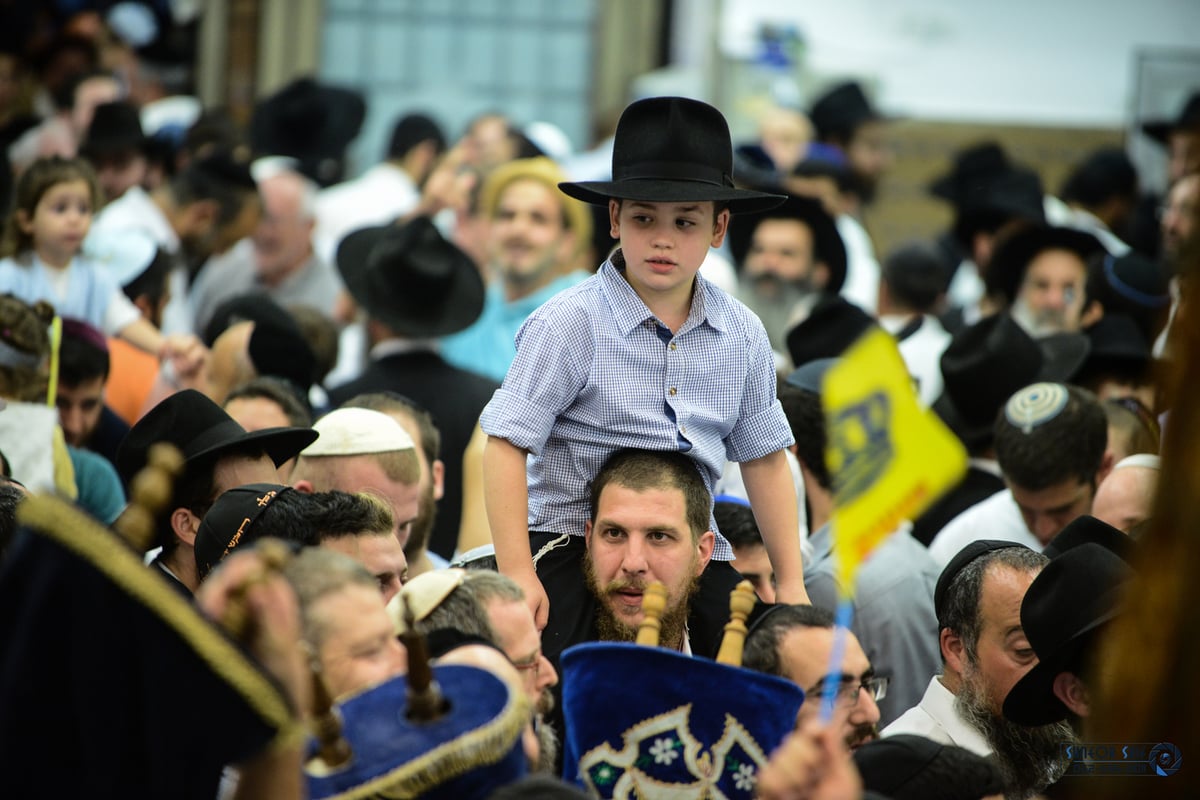 גלריה: הקפות שניות בכפר חב"ד