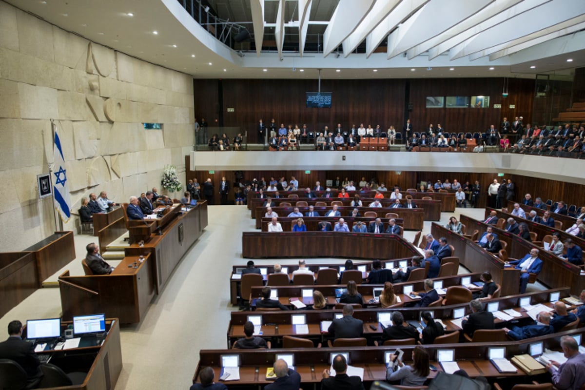 היום הראשון של מושב החורף בכנסת. צפו בתמונות