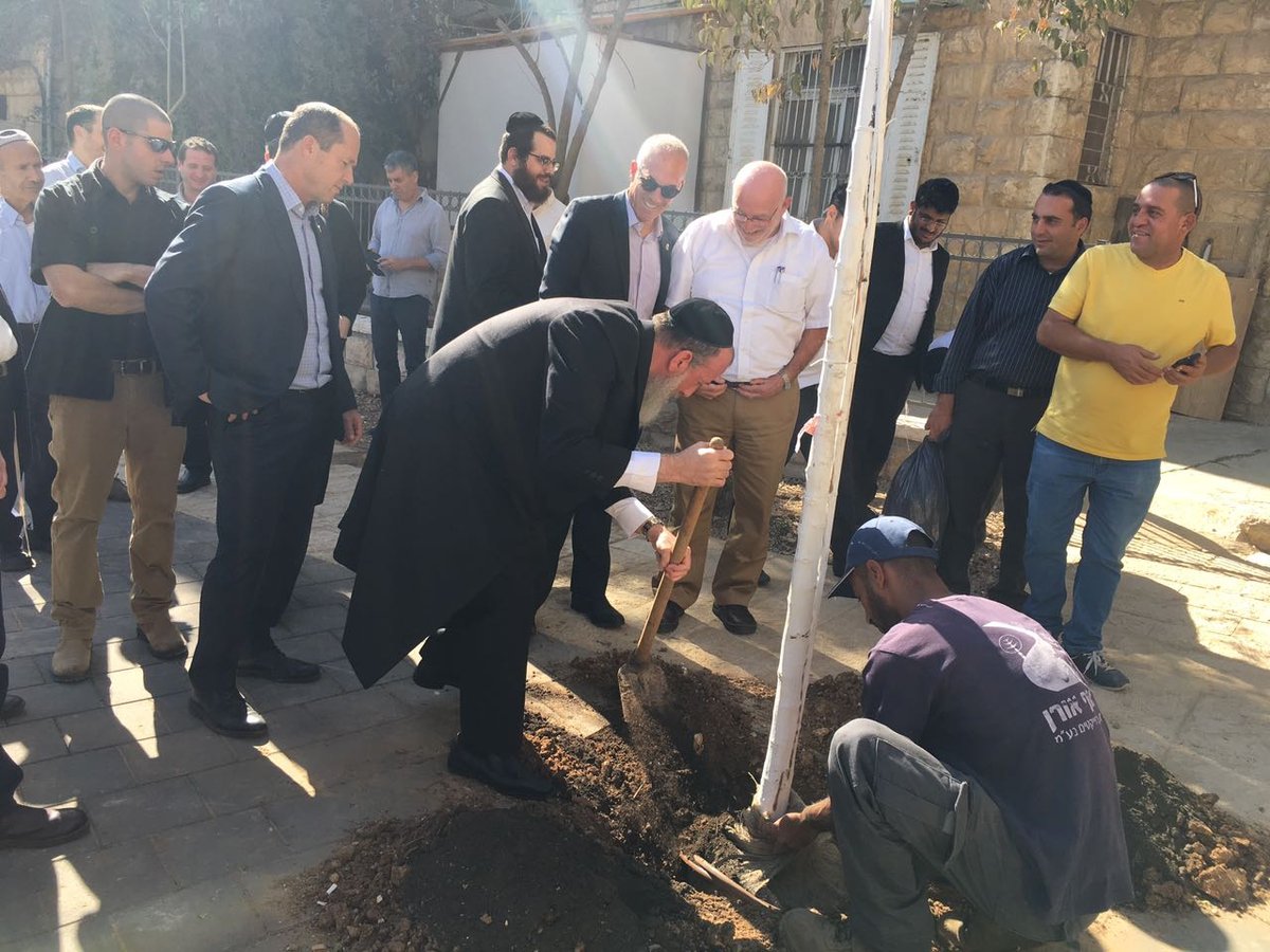 דייטש וברקת חגגו את שיפוץ השכונה בנטיעת עץ | תיעוד