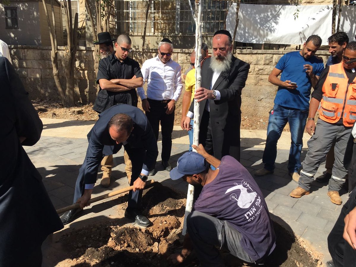 דייטש וברקת חגגו את שיפוץ השכונה בנטיעת עץ | תיעוד