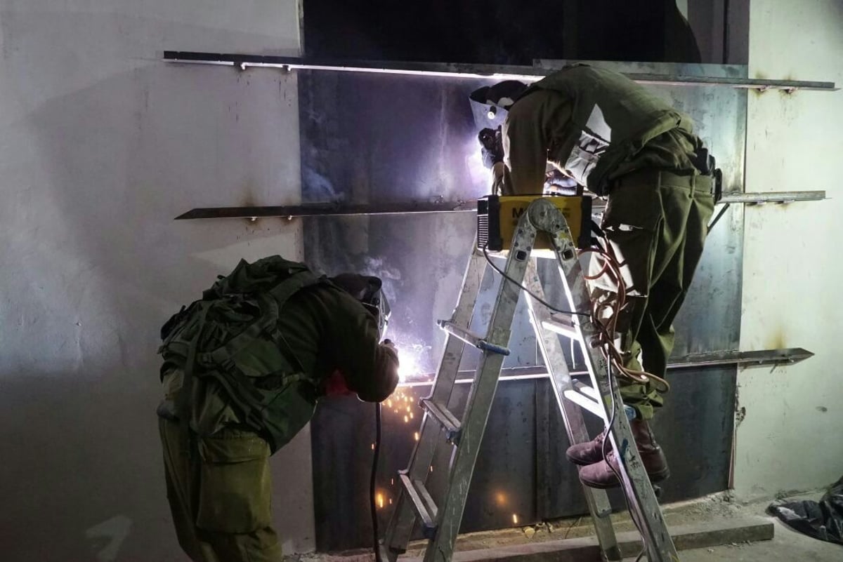 צפו: צה"ל סגר בתי מלאכה לייצור נשק