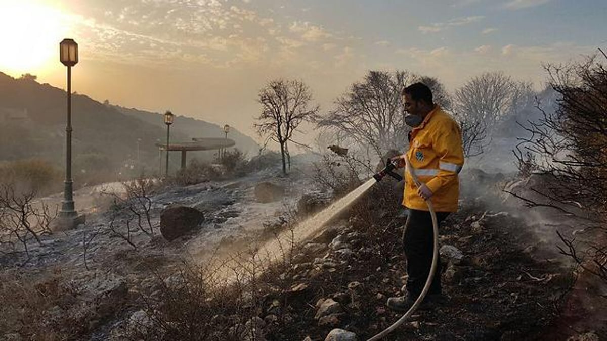 תושבים חזרו לבתים שעלו באש: "הכל נשרף"; חשש מביזה