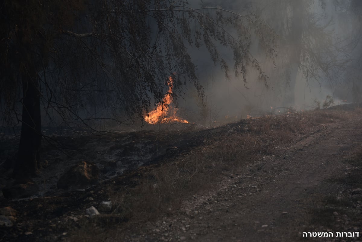 צפו: טייסת הכיבוי המשטרתית בפעולה