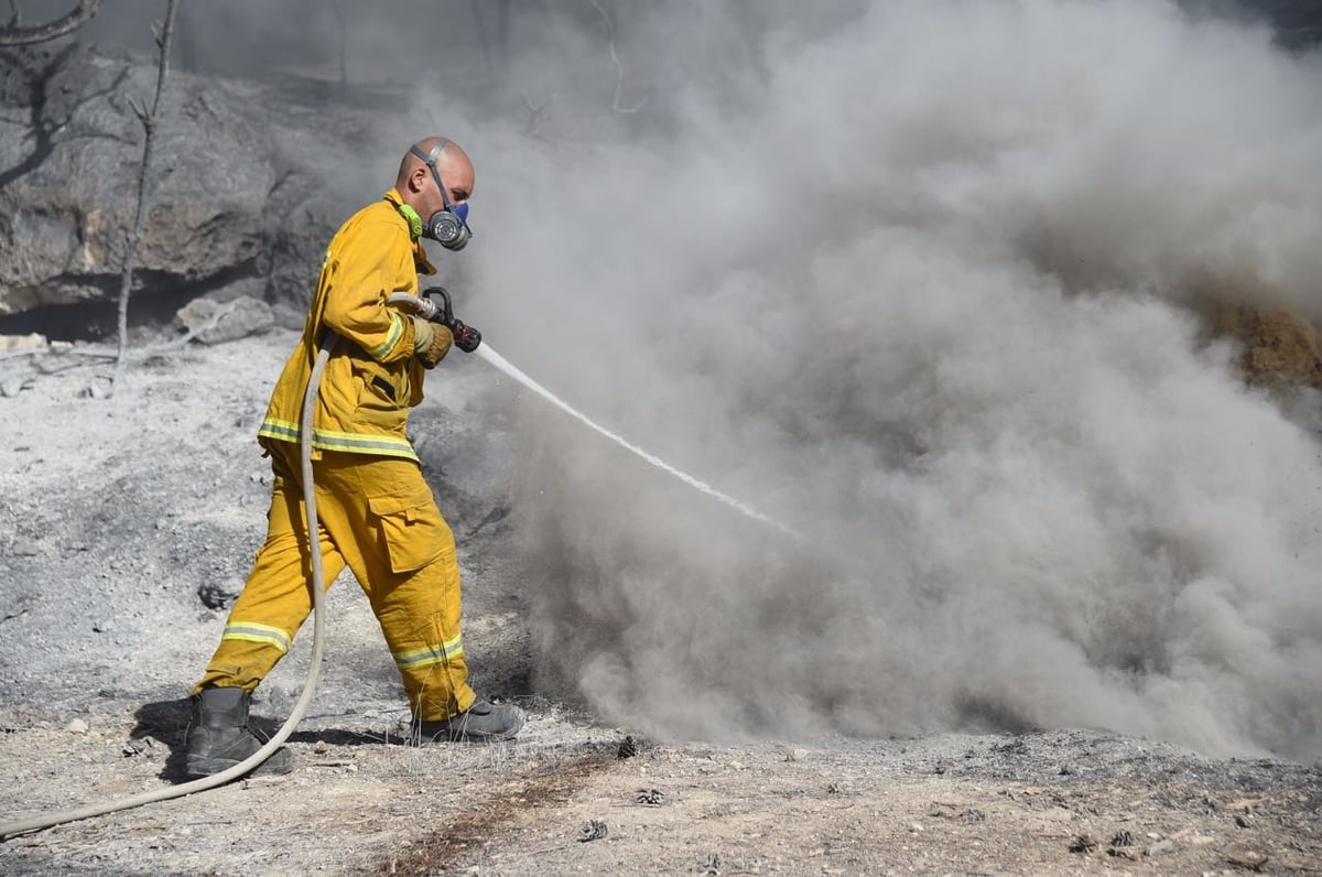 אש בלי הפסקה: צפו בתיעודים מרחבי הארץ