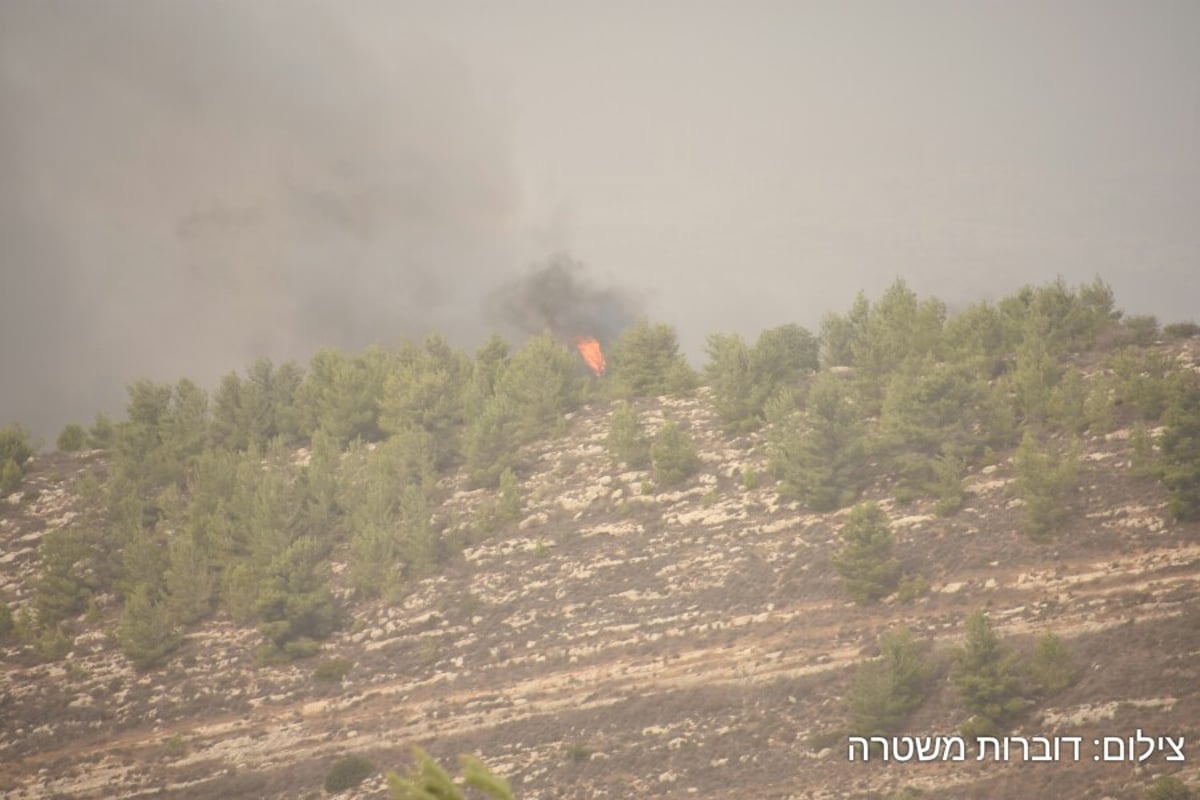 אש בלי הפסקה: צפו בתיעודים מרחבי הארץ