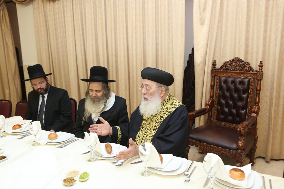 הגר"ש אוירבך בשבע ברכות לנכד הגר"ש עמאר