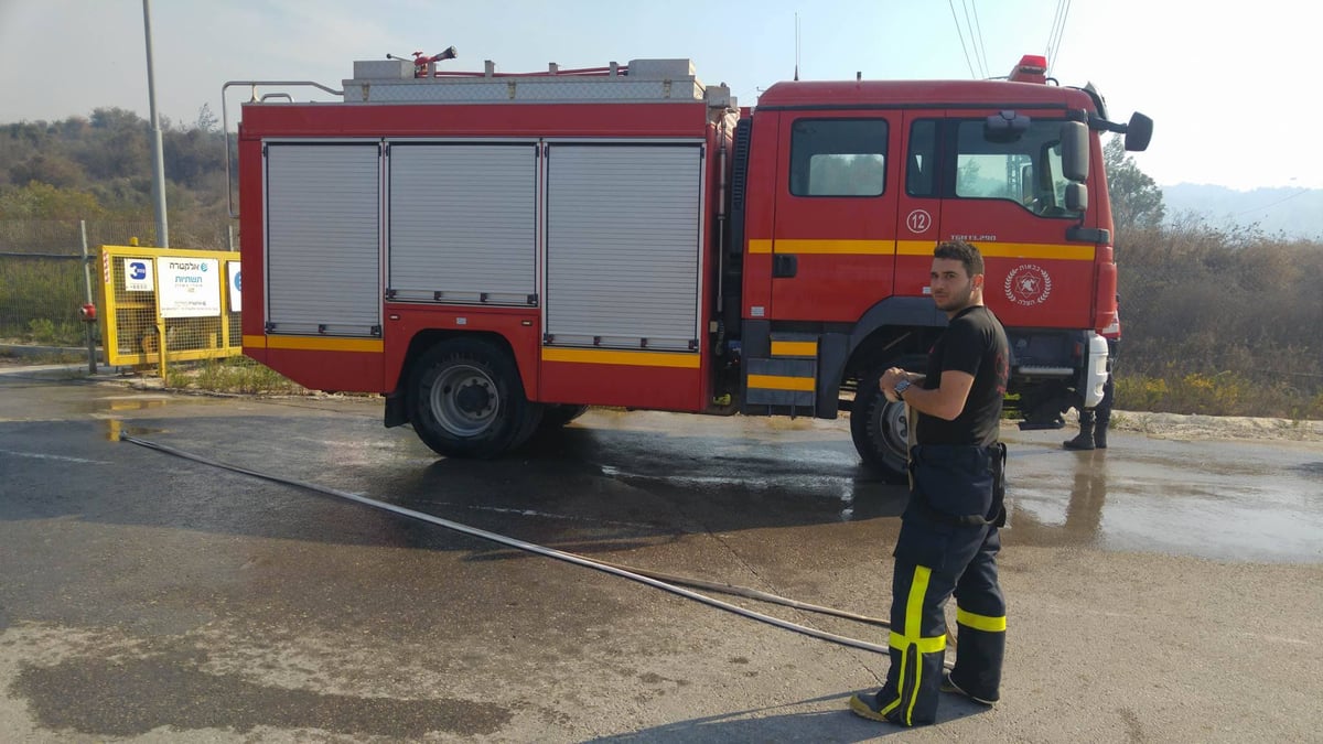 ממצלמת הכבאי: כך נראית הלחימה באש