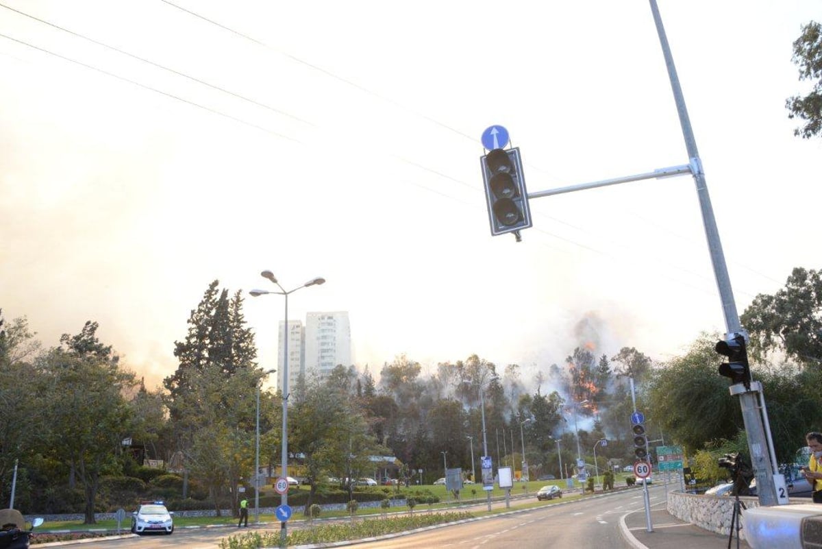 השריפה הגדולה בחיפה • תיעוד ענק