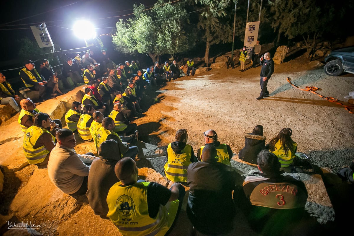 יחידת הג'יפים של זק"א ערכה תרגיל ענק