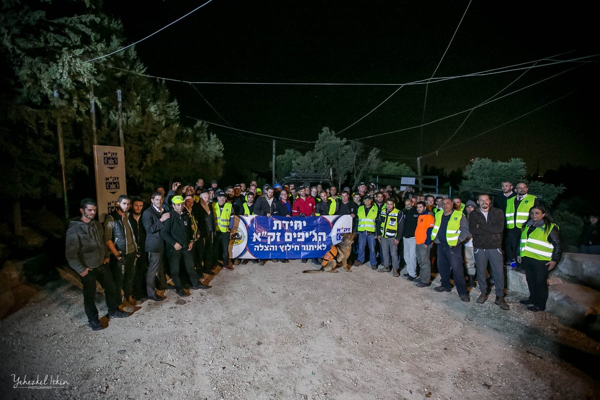 יחידת הג'יפים של זק"א ערכה תרגיל ענק