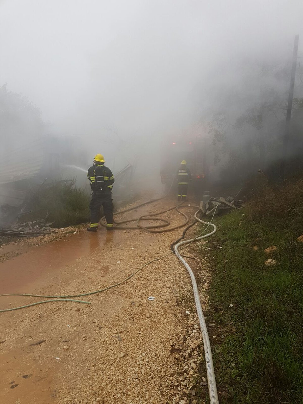 הרוג בשריפה בקראוון ביישוב אמירים בצפון