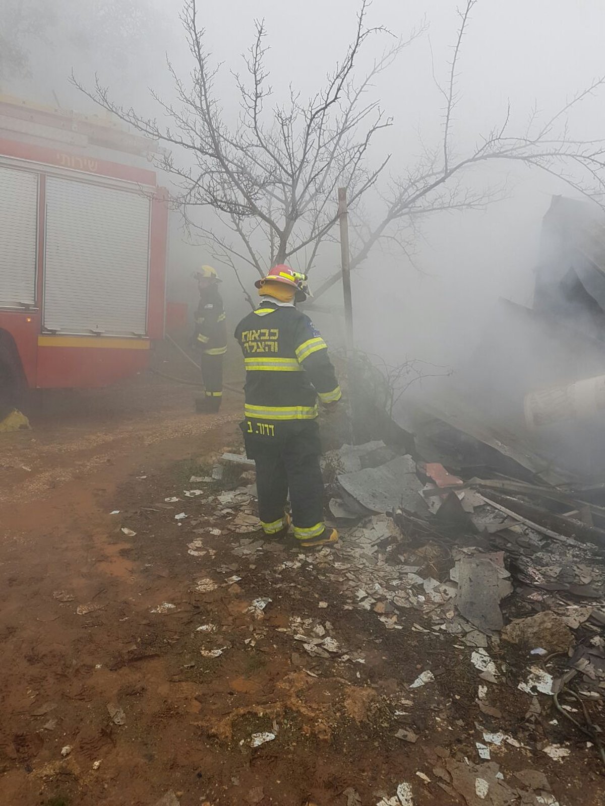 הרוג בשריפה בקראוון ביישוב אמירים בצפון