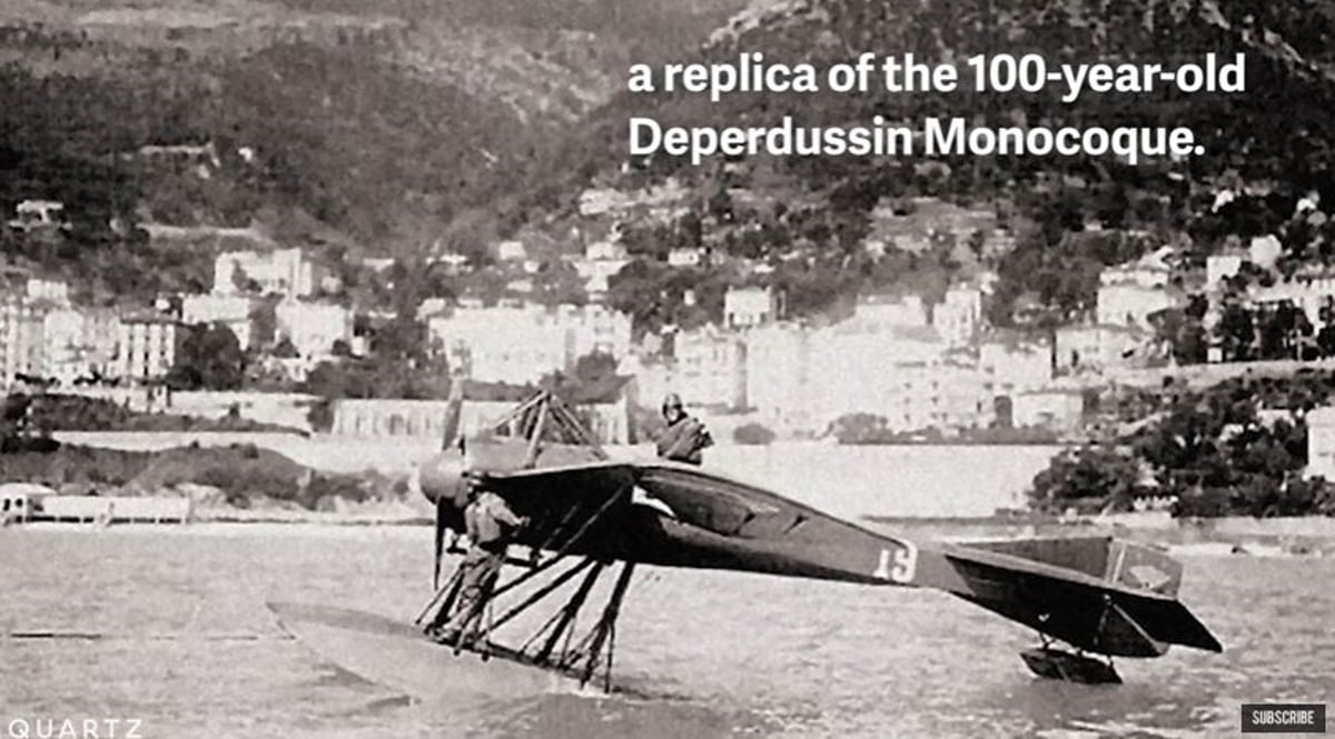 היעד הבא: Deperdussin Monocoque