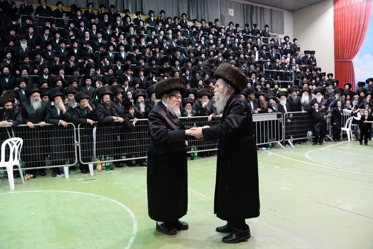 תיעוד ענק: חתונת נכד האדמו"ר מערלוי