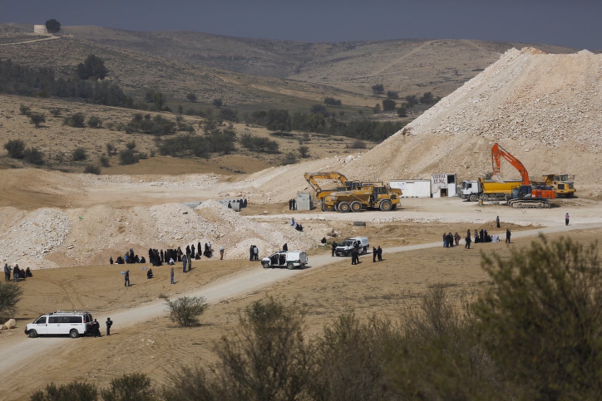 המהומה באום אלחיראן בעדשת המצלמה