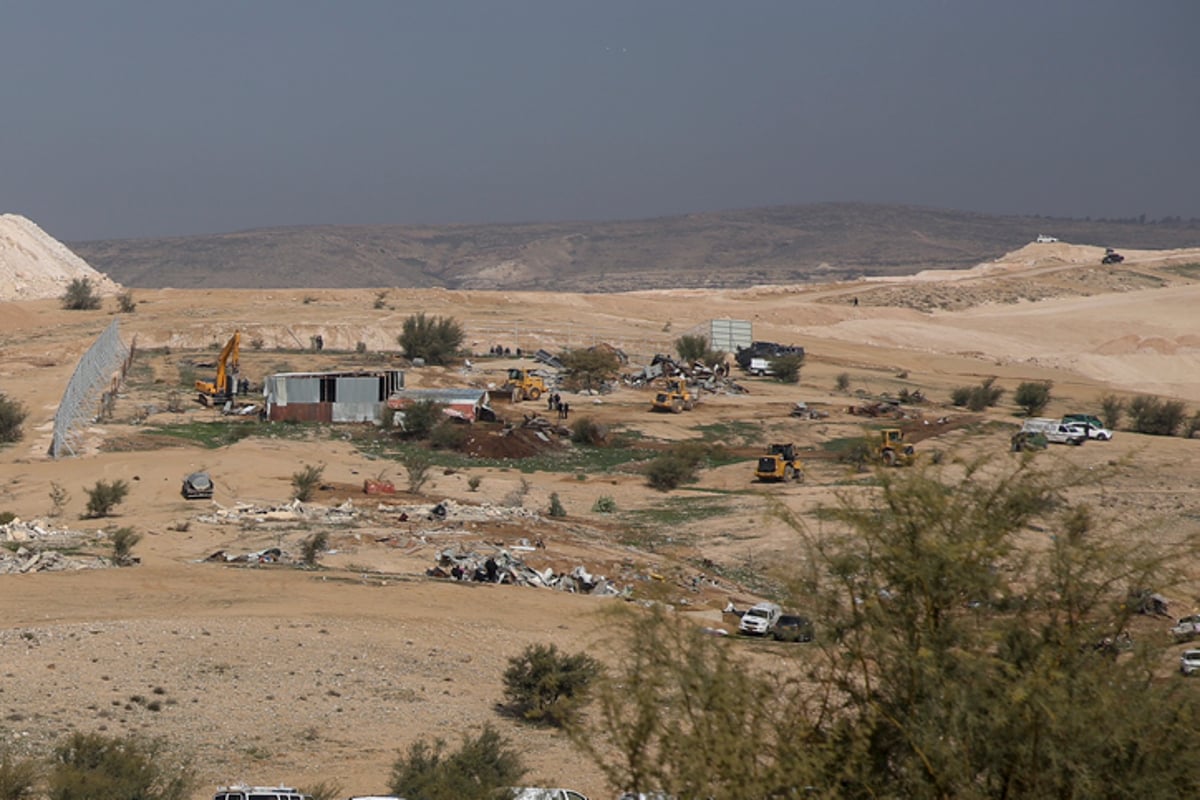 המהומה באום אלחיראן בעדשת המצלמה